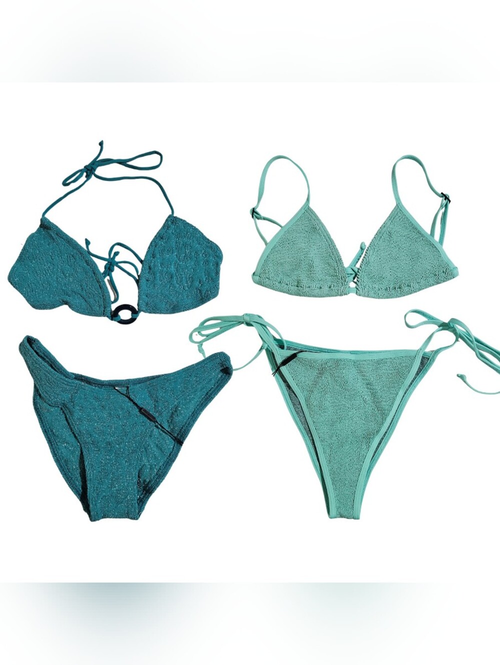 2 Bond-Eye Bikini Sets Swimsuits Ring Ingrid/Luana Triangle & Anisha/Sign Briefs